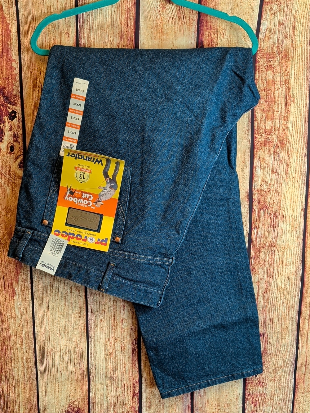 52 X 32 Wrangler Cowboy Cut 13MWZ Mens Denim Jeans Western NWT